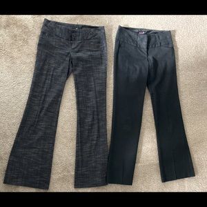 2 Dress Pants/Slacks Wide Leg Size 5 Juniors/Women